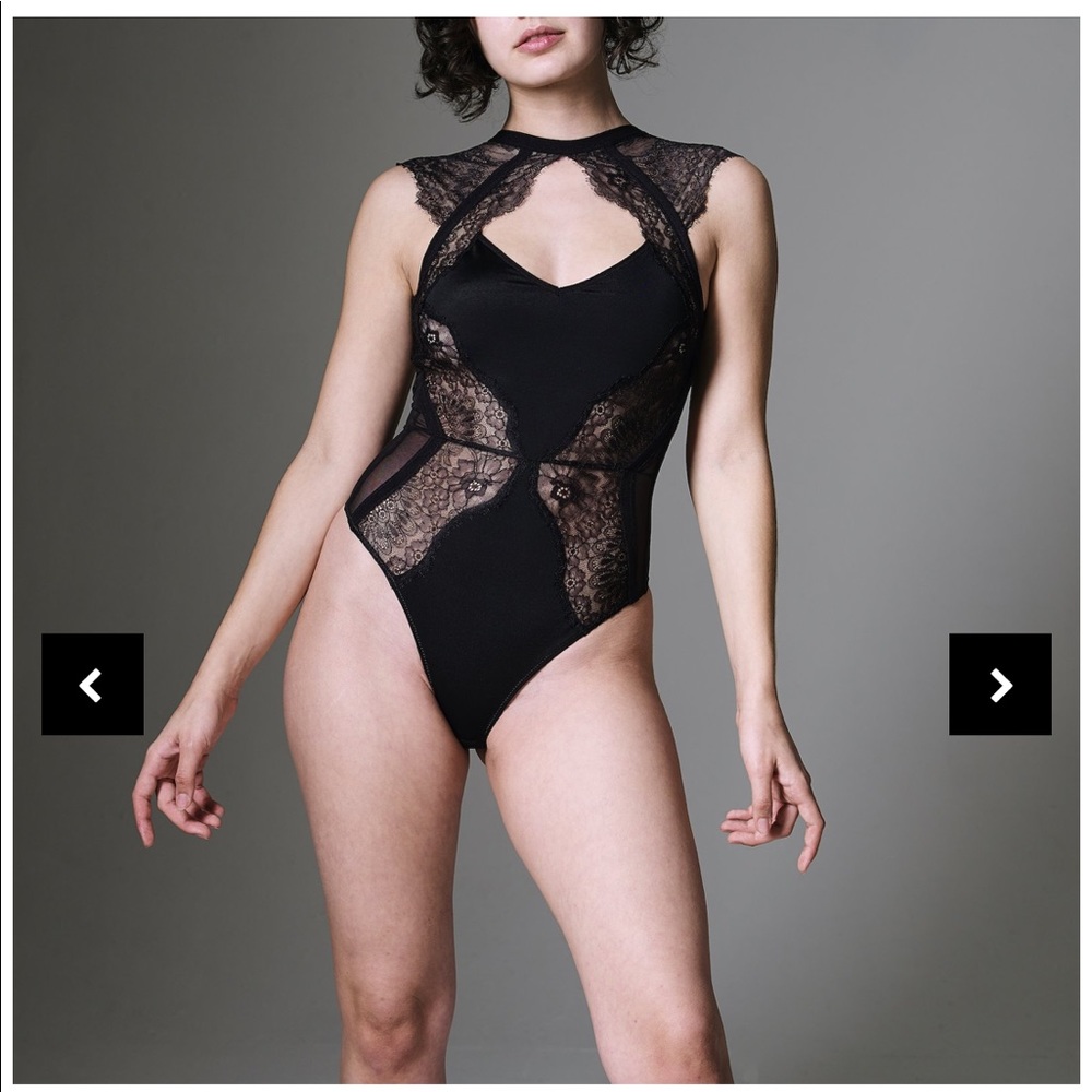 Thistle & Spire Minna Lace Bodysuit Teddy XS NWOT